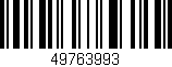Código de barras (EAN, GTIN, SKU, ISBN): '49763993'