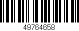 Código de barras (EAN, GTIN, SKU, ISBN): '49764658'