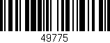 Código de barras (EAN, GTIN, SKU, ISBN): '49775'