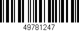 Código de barras (EAN, GTIN, SKU, ISBN): '49781247'