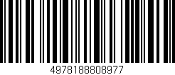 Código de barras (EAN, GTIN, SKU, ISBN): '4978188808977'