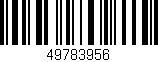 Código de barras (EAN, GTIN, SKU, ISBN): '49783956'
