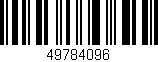 Código de barras (EAN, GTIN, SKU, ISBN): '49784096'
