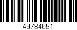 Código de barras (EAN, GTIN, SKU, ISBN): '49784691'