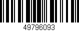 Código de barras (EAN, GTIN, SKU, ISBN): '49796093'