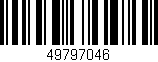 Código de barras (EAN, GTIN, SKU, ISBN): '49797046'
