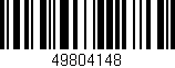 Código de barras (EAN, GTIN, SKU, ISBN): '49804148'