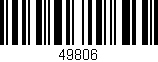 Código de barras (EAN, GTIN, SKU, ISBN): '49806'