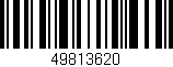 Código de barras (EAN, GTIN, SKU, ISBN): '49813620'