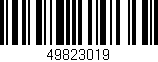Código de barras (EAN, GTIN, SKU, ISBN): '49823019'