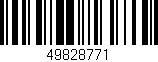 Código de barras (EAN, GTIN, SKU, ISBN): '49828771'