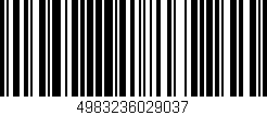 Código de barras (EAN, GTIN, SKU, ISBN): '4983236029037'