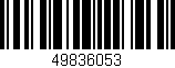 Código de barras (EAN, GTIN, SKU, ISBN): '49836053'