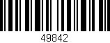 Código de barras (EAN, GTIN, SKU, ISBN): '49842'