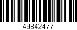 Código de barras (EAN, GTIN, SKU, ISBN): '49842477'