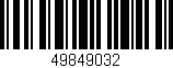 Código de barras (EAN, GTIN, SKU, ISBN): '49849032'