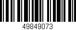 Código de barras (EAN, GTIN, SKU, ISBN): '49849073'