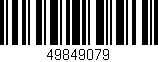 Código de barras (EAN, GTIN, SKU, ISBN): '49849079'