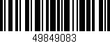 Código de barras (EAN, GTIN, SKU, ISBN): '49849083'