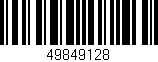 Código de barras (EAN, GTIN, SKU, ISBN): '49849128'