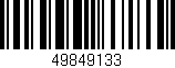 Código de barras (EAN, GTIN, SKU, ISBN): '49849133'