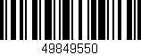 Código de barras (EAN, GTIN, SKU, ISBN): '49849550'