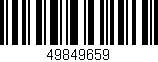 Código de barras (EAN, GTIN, SKU, ISBN): '49849659'