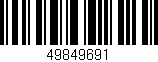 Código de barras (EAN, GTIN, SKU, ISBN): '49849691'