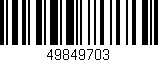 Código de barras (EAN, GTIN, SKU, ISBN): '49849703'
