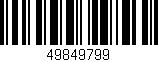Código de barras (EAN, GTIN, SKU, ISBN): '49849799'