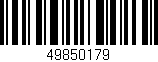 Código de barras (EAN, GTIN, SKU, ISBN): '49850179'