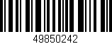 Código de barras (EAN, GTIN, SKU, ISBN): '49850242'