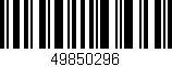 Código de barras (EAN, GTIN, SKU, ISBN): '49850296'