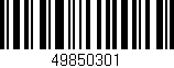Código de barras (EAN, GTIN, SKU, ISBN): '49850301'