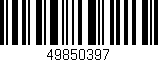Código de barras (EAN, GTIN, SKU, ISBN): '49850397'