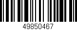 Código de barras (EAN, GTIN, SKU, ISBN): '49850467'