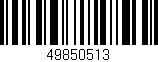 Código de barras (EAN, GTIN, SKU, ISBN): '49850513'