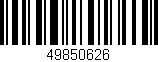 Código de barras (EAN, GTIN, SKU, ISBN): '49850626'