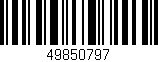 Código de barras (EAN, GTIN, SKU, ISBN): '49850797'