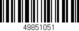 Código de barras (EAN, GTIN, SKU, ISBN): '49851051'