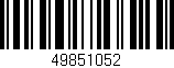 Código de barras (EAN, GTIN, SKU, ISBN): '49851052'