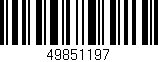 Código de barras (EAN, GTIN, SKU, ISBN): '49851197'