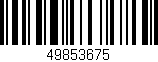 Código de barras (EAN, GTIN, SKU, ISBN): '49853675'
