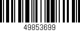 Código de barras (EAN, GTIN, SKU, ISBN): '49853699'