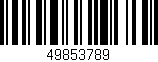 Código de barras (EAN, GTIN, SKU, ISBN): '49853789'