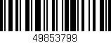 Código de barras (EAN, GTIN, SKU, ISBN): '49853799'