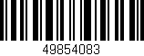Código de barras (EAN, GTIN, SKU, ISBN): '49854083'