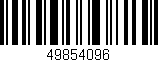 Código de barras (EAN, GTIN, SKU, ISBN): '49854096'