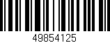 Código de barras (EAN, GTIN, SKU, ISBN): '49854125'