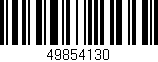 Código de barras (EAN, GTIN, SKU, ISBN): '49854130'